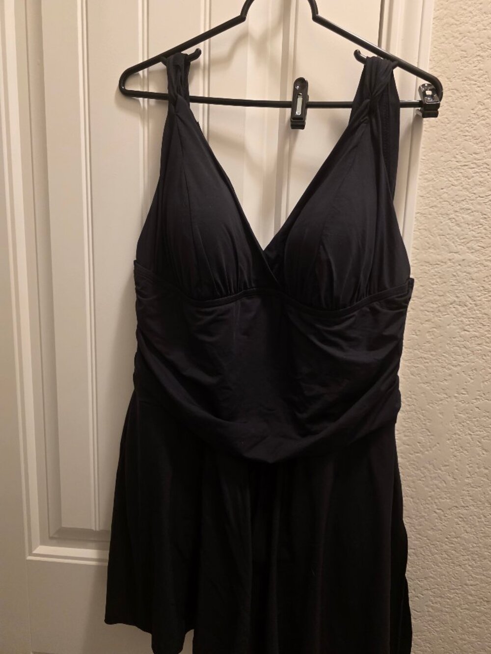 Magisculpt Black Swimdress One Piece Swimsuit Size 22